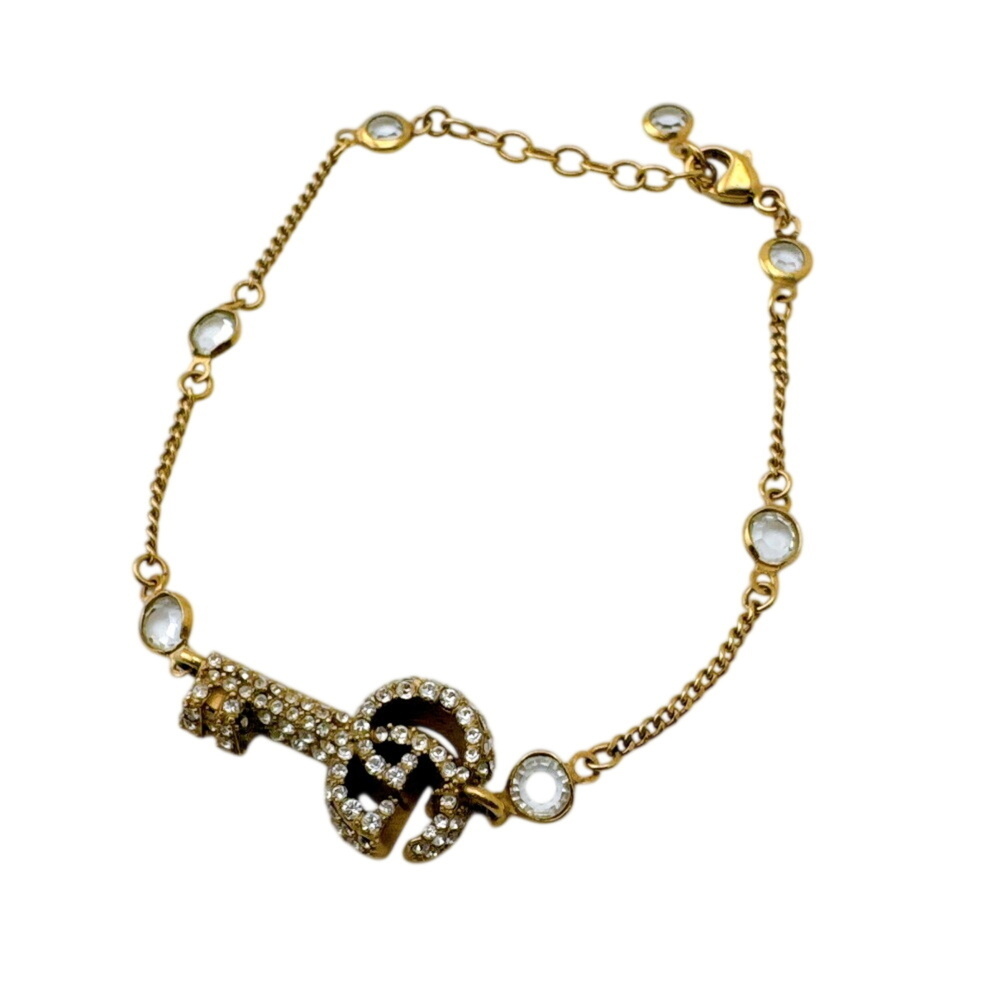 LOUIS VUITTON Gold Monogram Heart Earrings - Picture 7 of 12